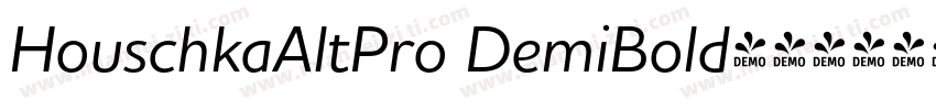 HouschkaAltPro DemiBold字体转换